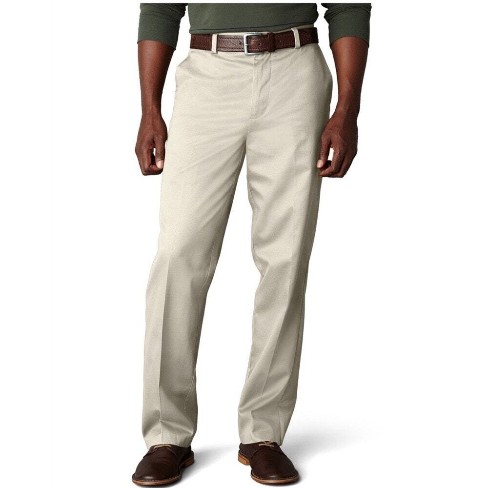 Dockers D3 Flat Front Chino Khaki Casual Pants Men's Size 38X32 NWT